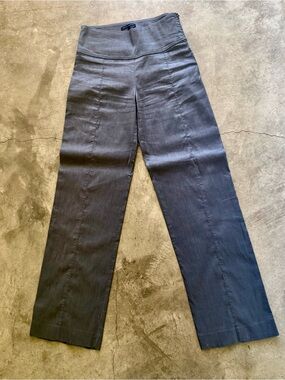 Sarah Pacini Wide Leg Gray Pants Size 0 (Small) EUC